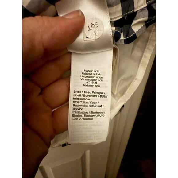 Blue Plaid J. Crew Dress Size 8 - Picture 6 of 9